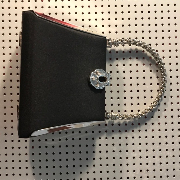 Bag Mini Micro Metal  and Fabric Hardshell Handbag Purse Bag - Picture 3 of 5